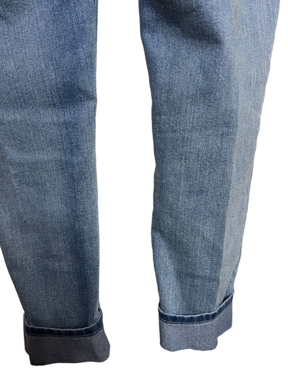 G by guess mid rise jeans size 31 stretch medium wash cuffed Y2K - Picture 7 of 14